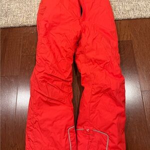 Bright Red Snow Pants